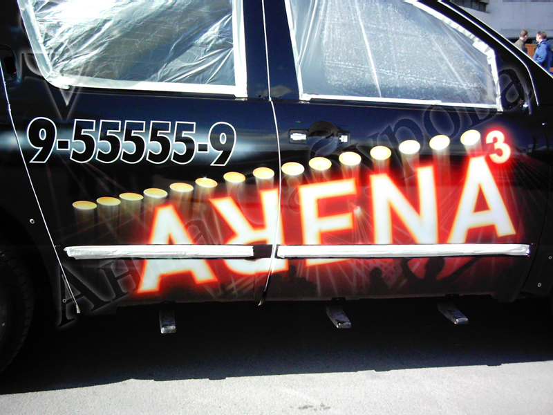аэрография клубного автомобиля "ARENA"