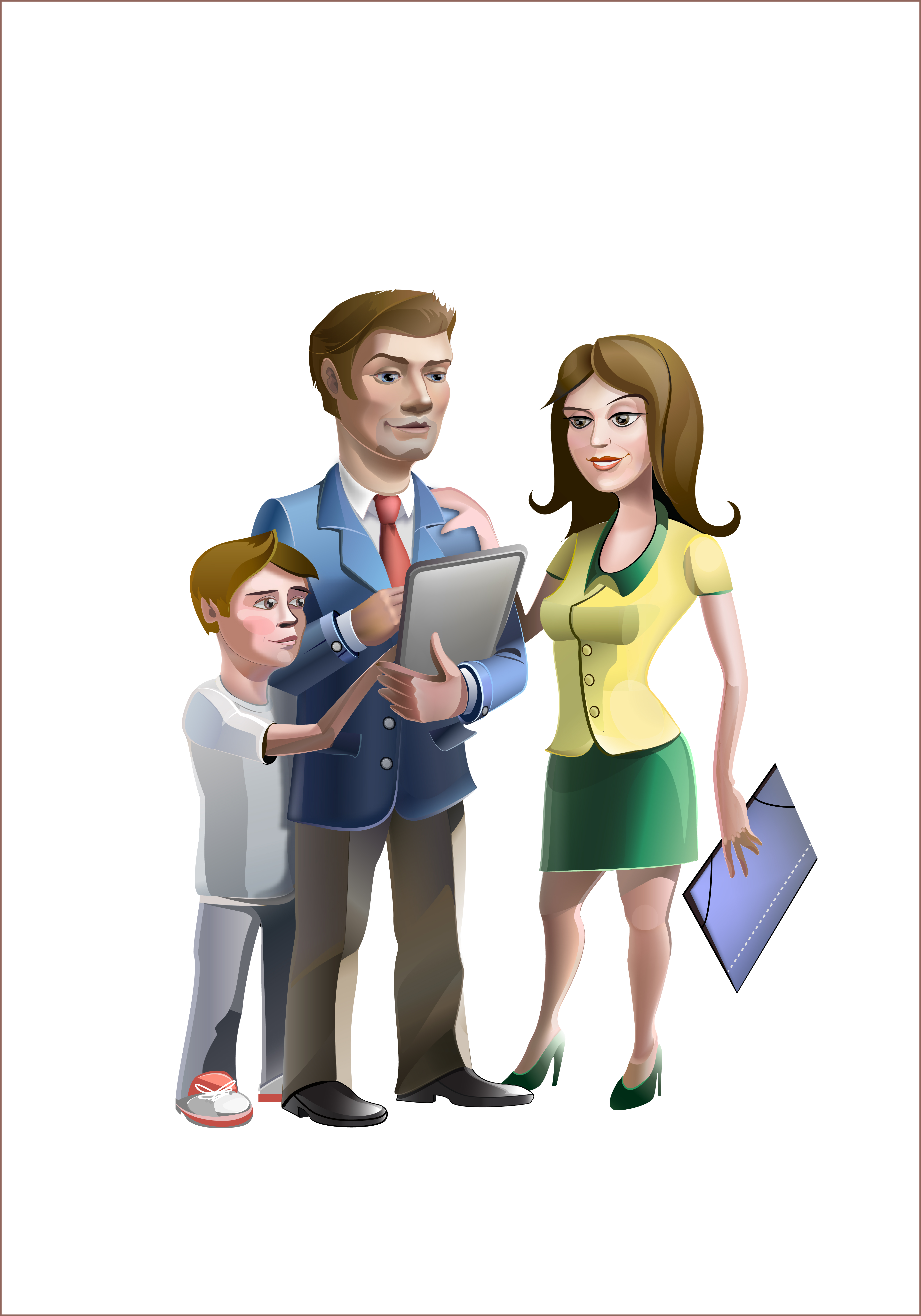 иллюстрация на тему семья