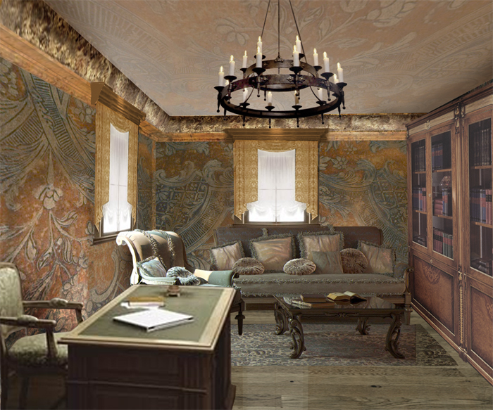 интерьер кабинета