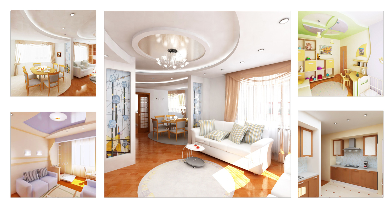 квартира выполнена в дизайн- студии Виниса