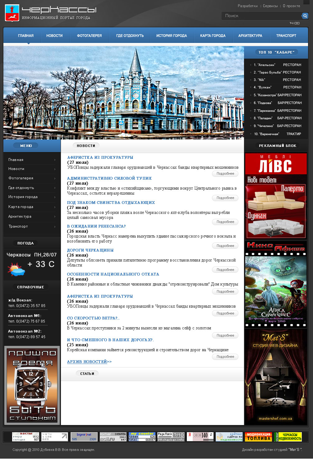 Путеводитель города Черкассы