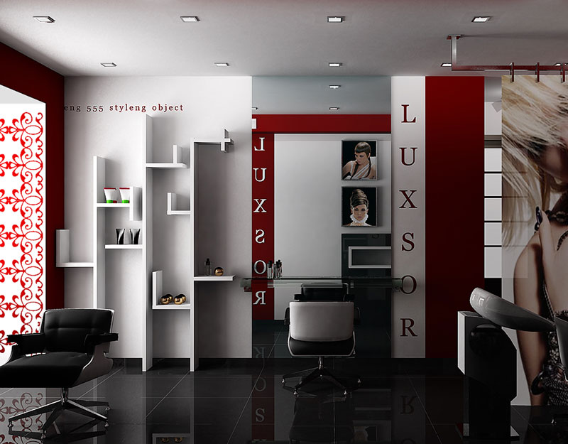 парикмахерский зал салона "Luxor"