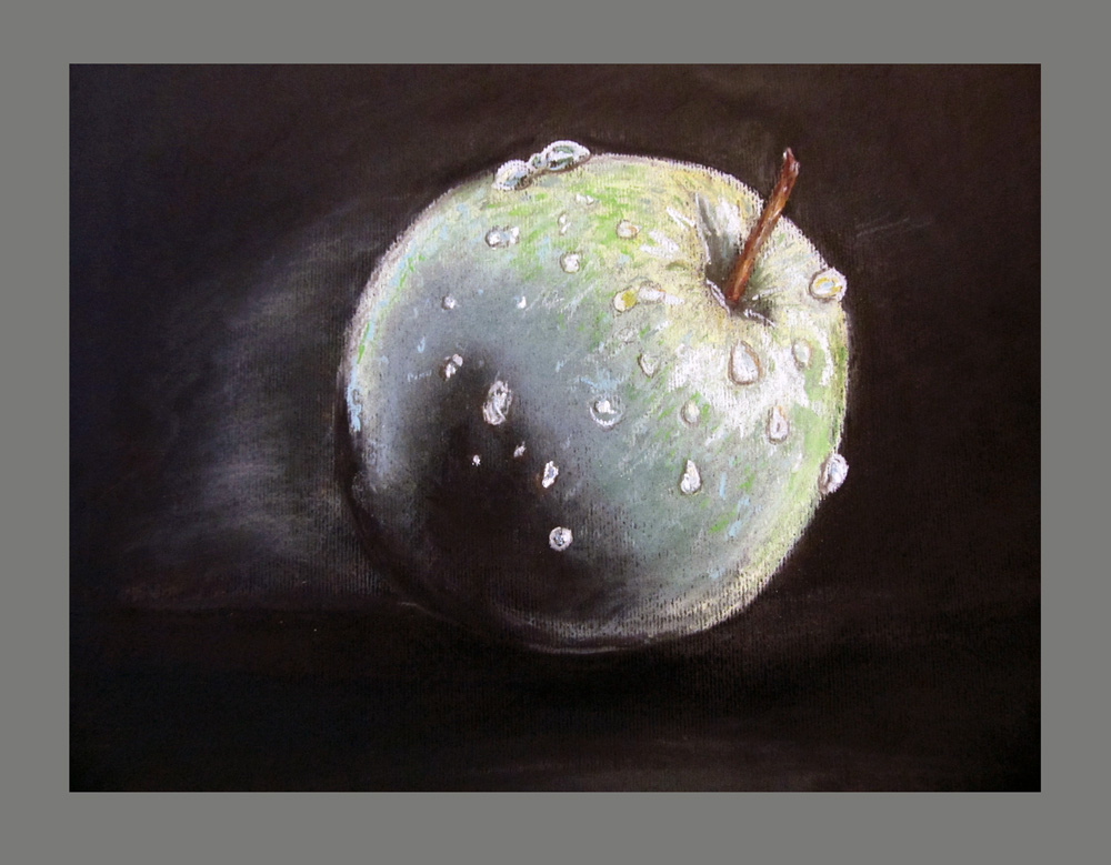 Яблоко (пастель)
