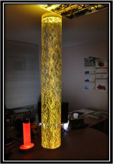 Воздушно-пузырьковый светильник