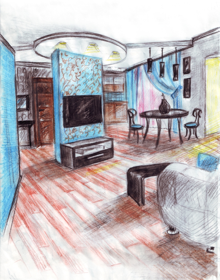 Эскиз квартиры - ул.Амурский бульвар