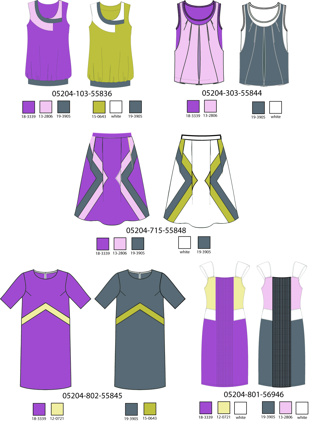 Коллекция "Blocked colors", капсула 1