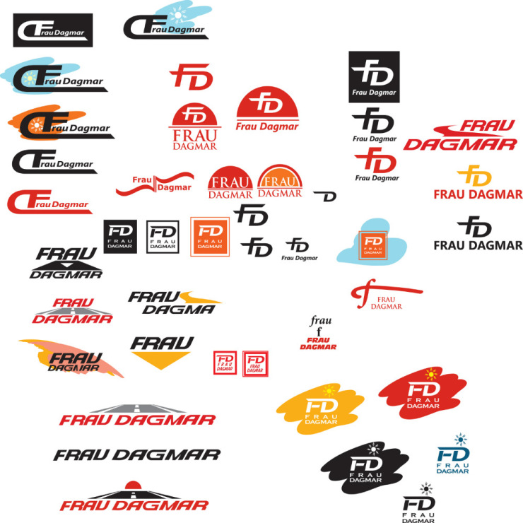 разработка логотипа для компании "Фрау Дагмар"