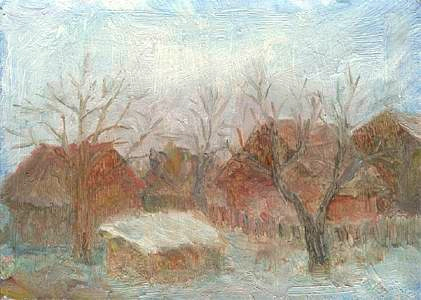 Мороз. Масло