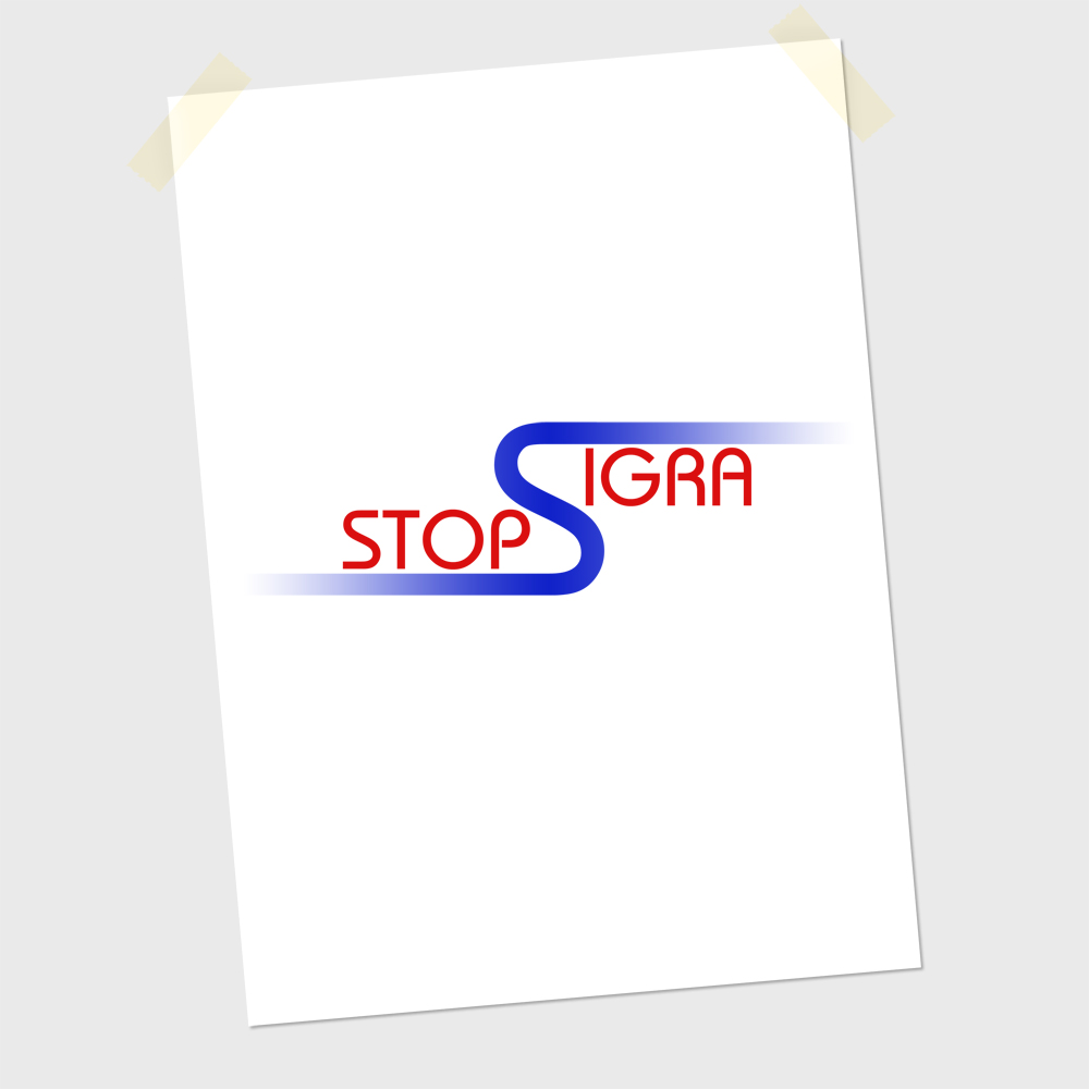 Логотип StopIgra. Вариант №5