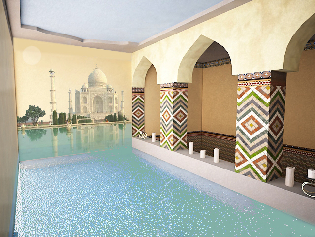 Бассеин в восточном стиле