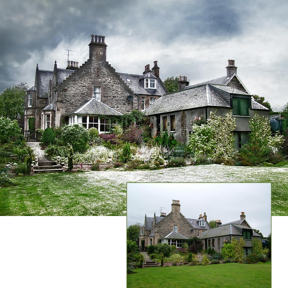 Фотообработка :: "Летом выпал снег"