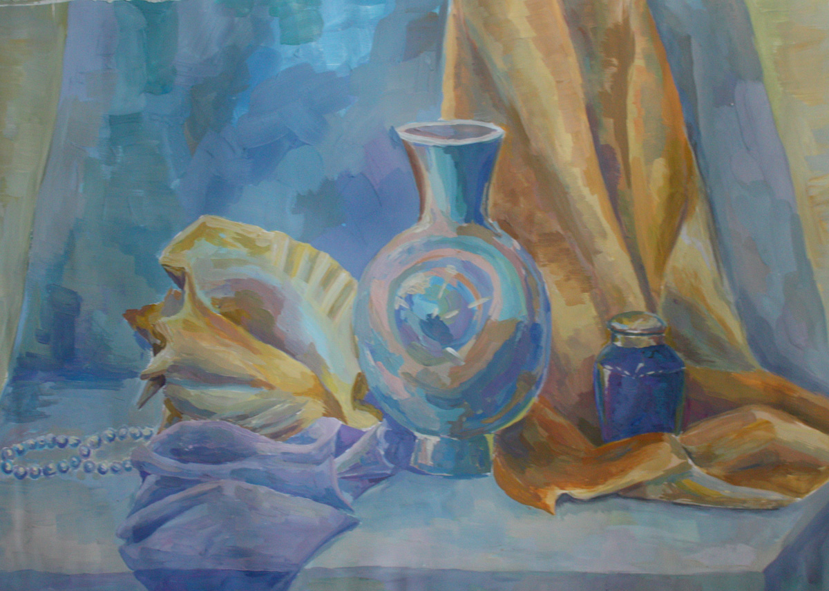 Натюрморт. Гуашь