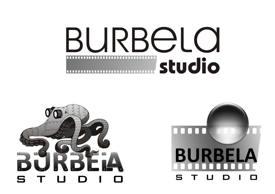 Логотип для студии подводной видеосъёмки "Burbela studio"