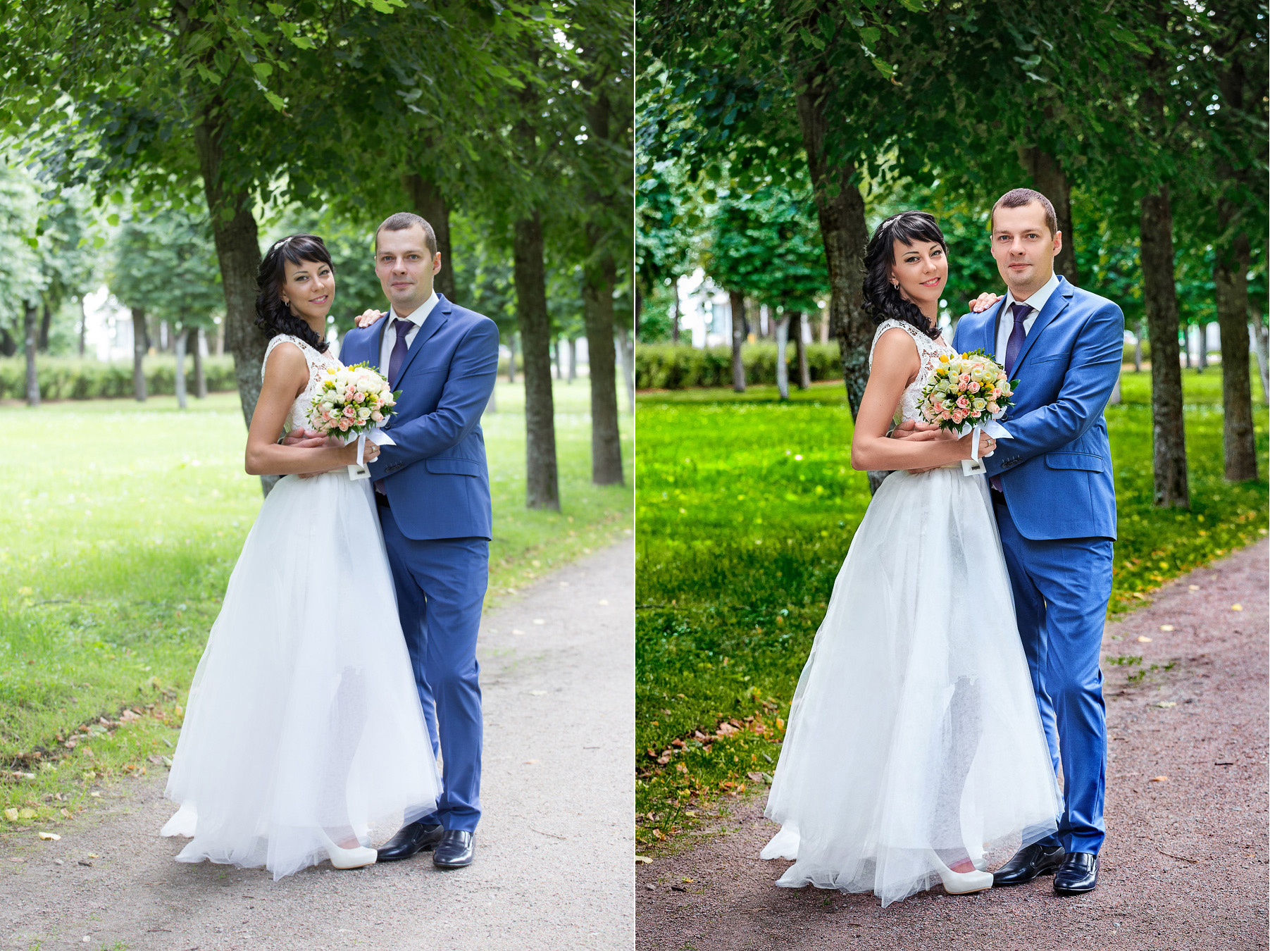 Ретушь/обработка свадебных фотографий