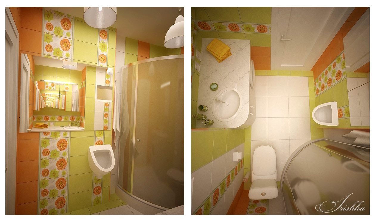 Дизайн санузла - 3 вариант