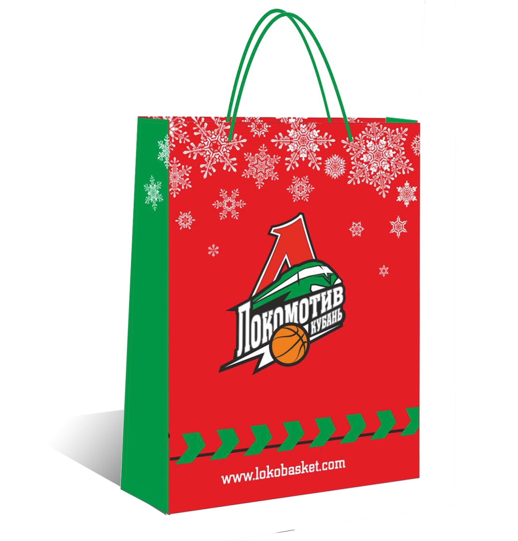 Новогодний подарочный пакет