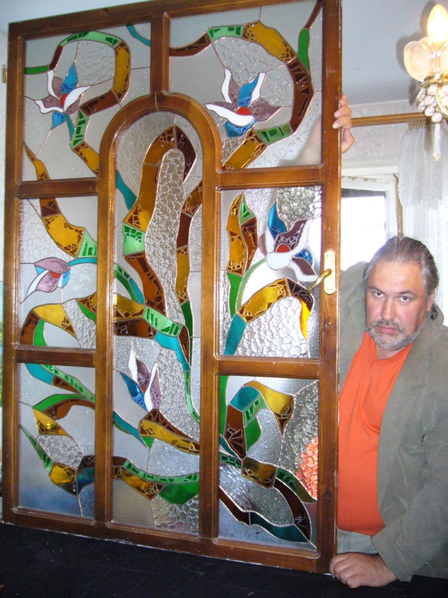 вставки из цветного стекла "фьюзинг""тиффани"