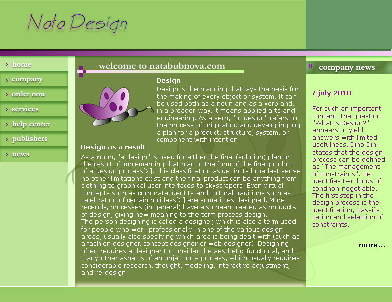 web design
