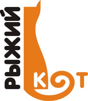 Логотип клининговой компании "Рыжий кот"