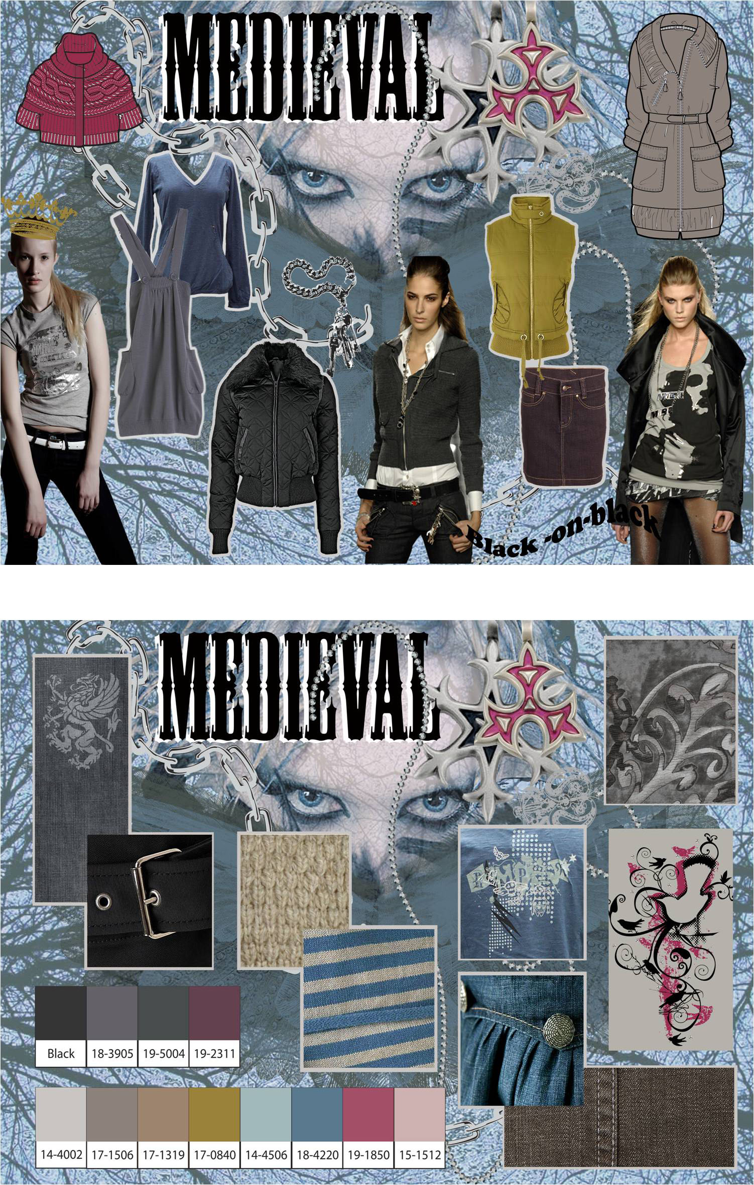 презентация коллекции, коллаж2