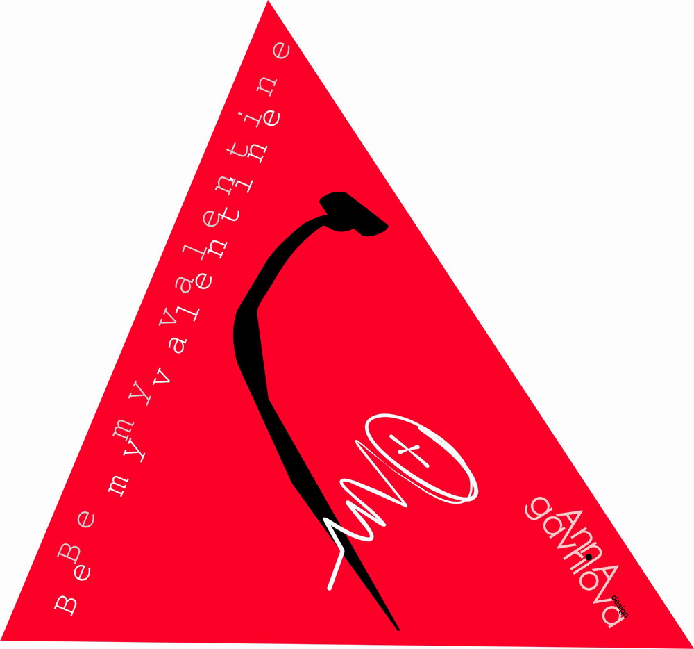 Открытка "Be my Valentine"