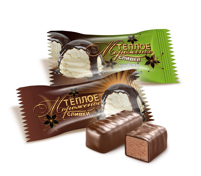 Дизайн фантика "Теплое мороженое" 2