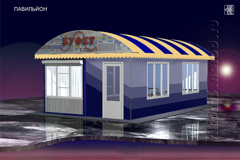 Макет мобильной палатки