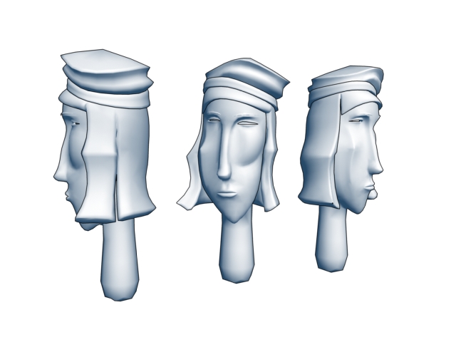 Стилизованная голова