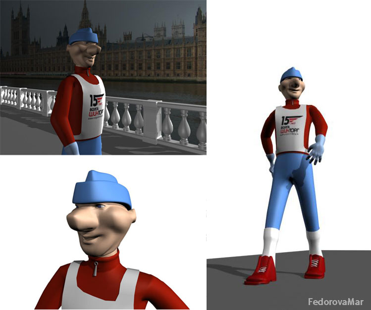 Персонаж компании "Волгашинторг"