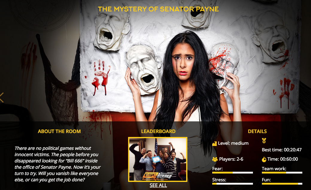 "Senator Payne" - квест в реальности (room escape)