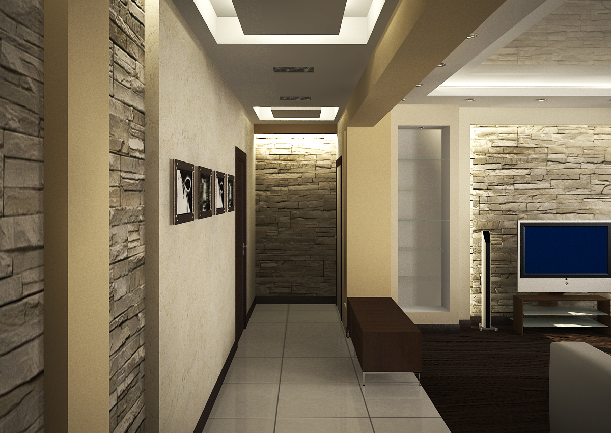 коридор-гостиная