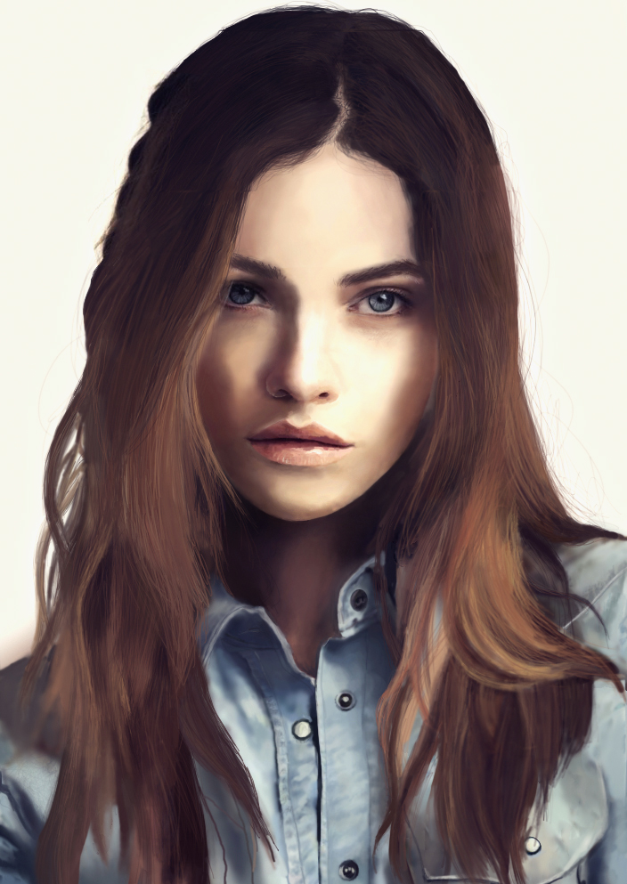 Портрет с нуля "Девушка"