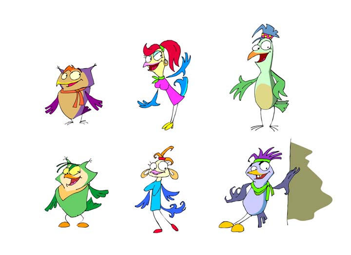 Проба персонажей для сериала "Ранние пташки"