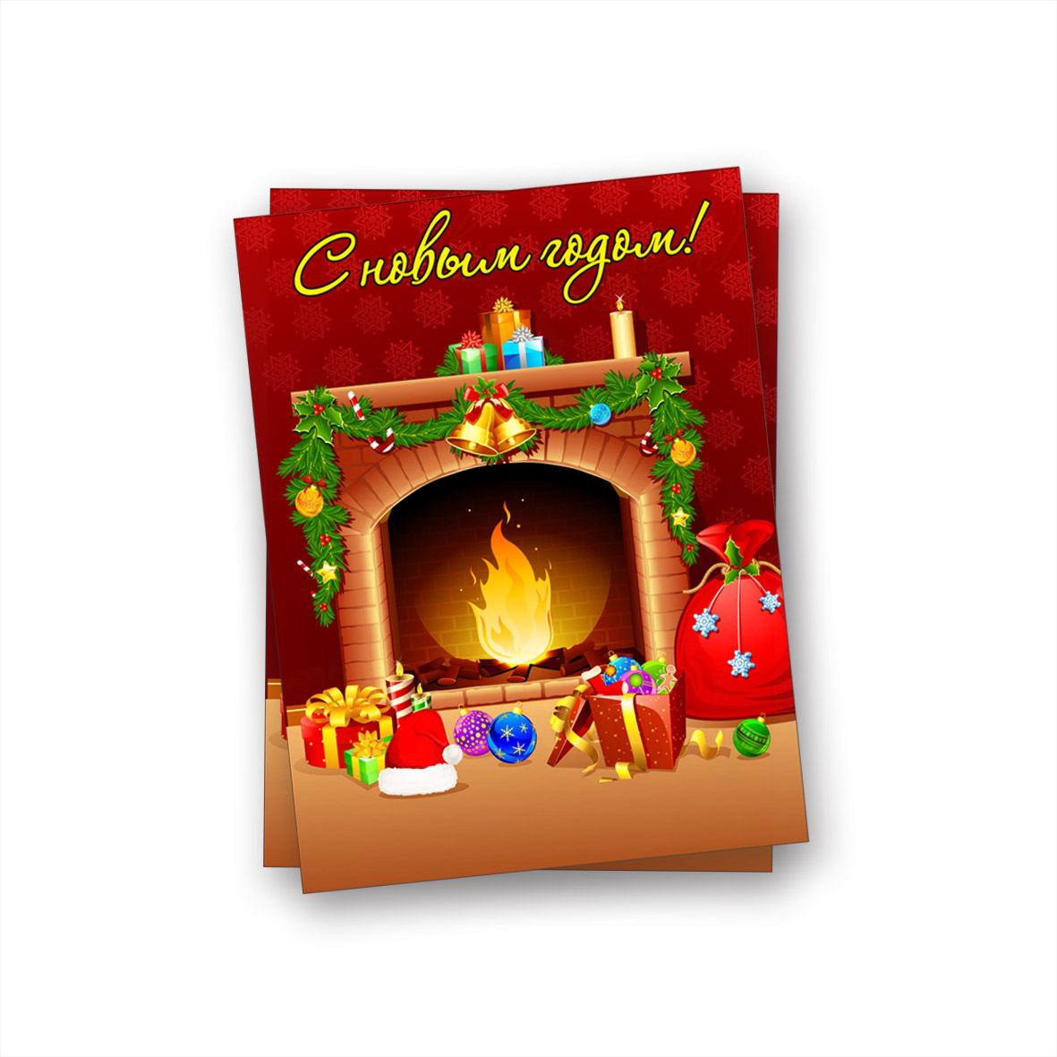Открытка к Новому году