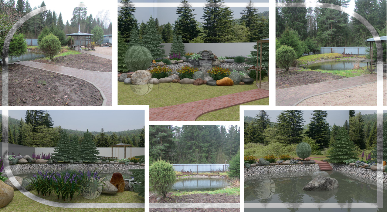 Декорирование водоема-1