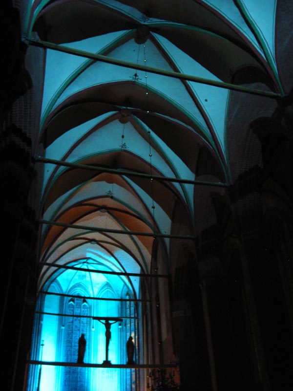 Освещение церкви (органный концерт), г. Росток, Германия