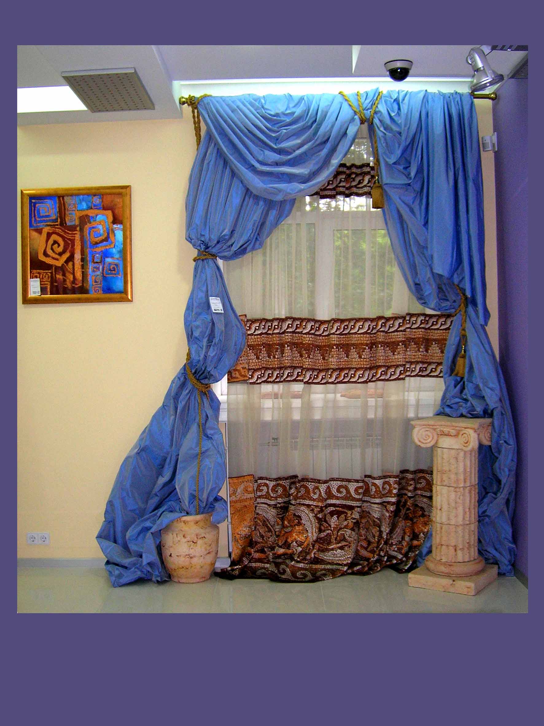 дизаин штор в античном стиле