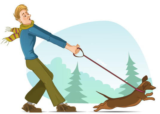 На прогулке