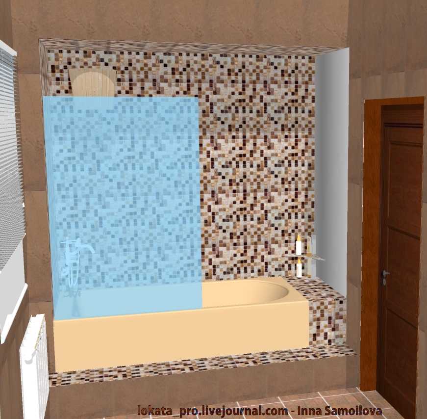 Ванная комната Первомайка (коттедж)