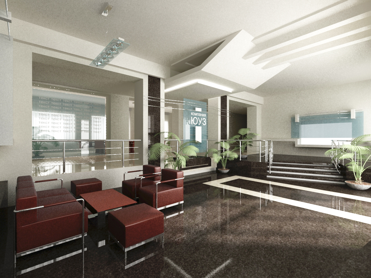 Общественный интерьер. Холл