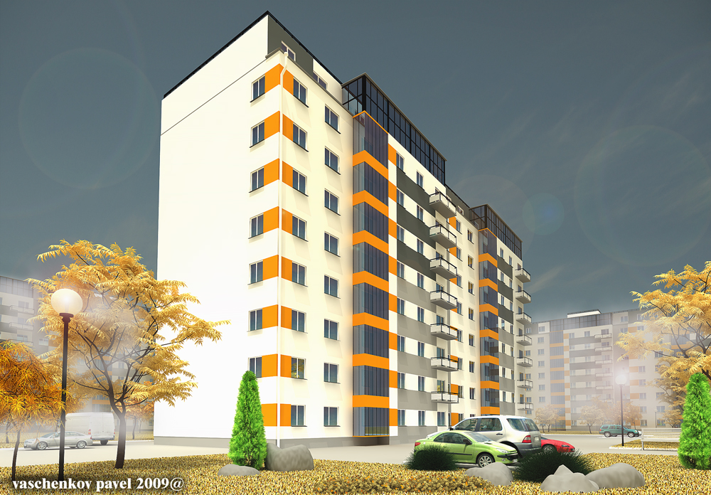 Визуализация Жилого квартала в Осиновой Роще