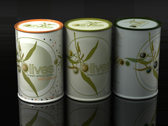 Упаковка для оливок