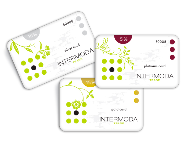 Дисконтная карта. Intermoda. Вариант 3