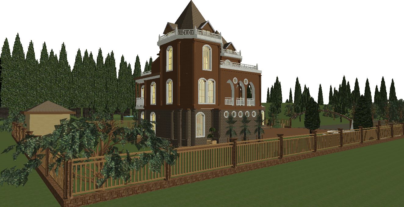 замок в лесу 09