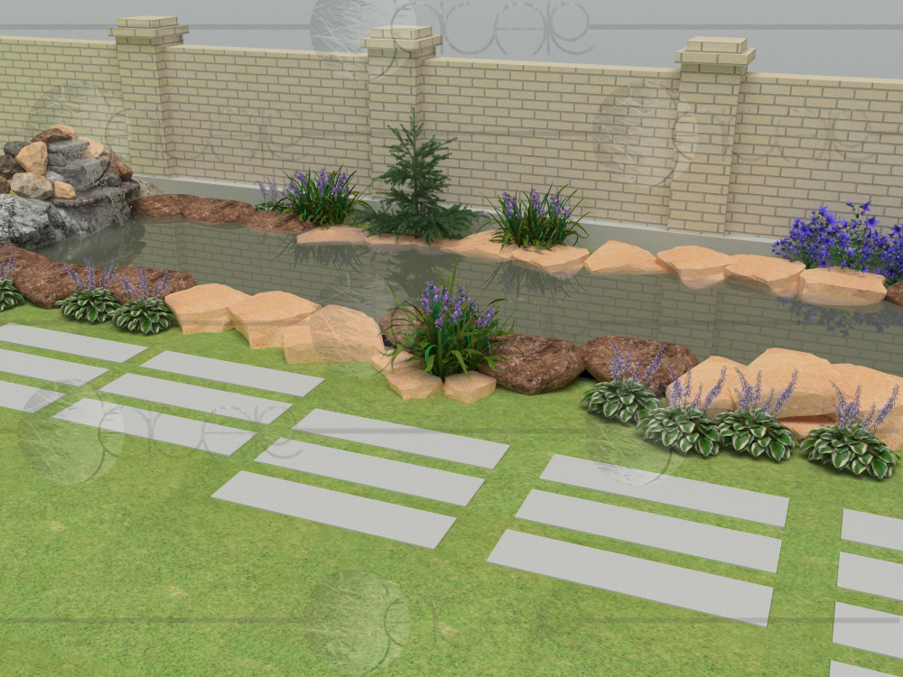 Водоём (частный сад)