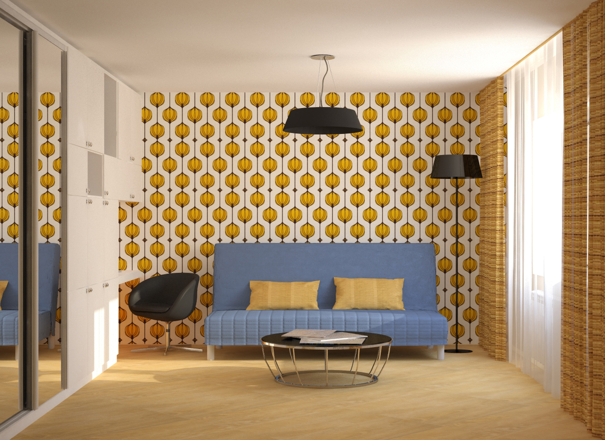 Однокомнатная квартира. Гостиная