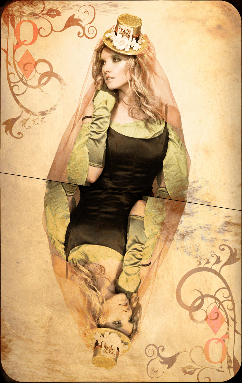 мой проект "дамы из колоды карт"