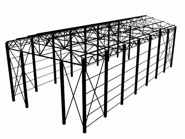 каркас ангара