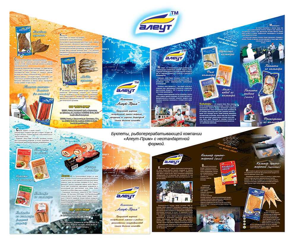 Буклет компании Алеут