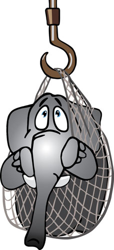 Слон в авоське